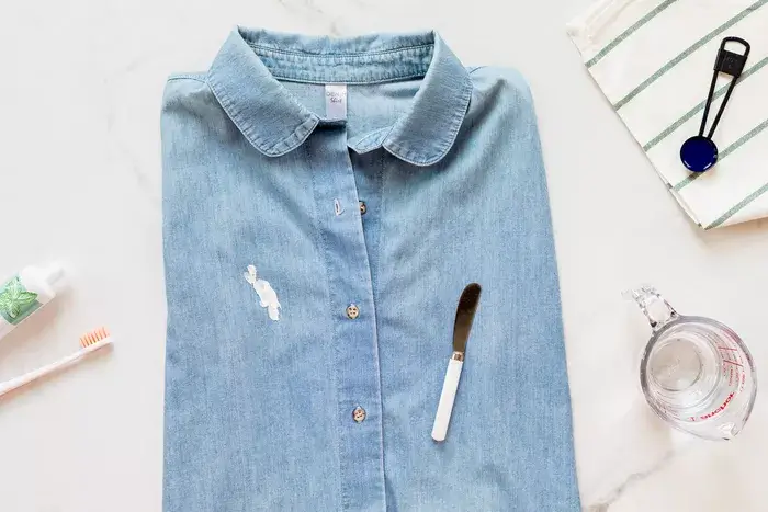 toothpaste stains
